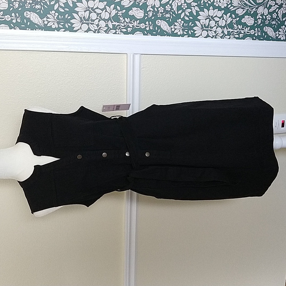 🆕 Nanette Lepore Denim Black Sleeveless Dress
